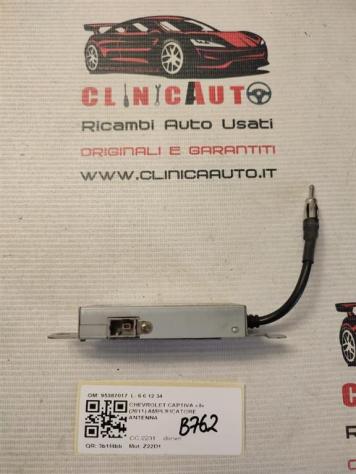 AMPLIFICATORE ANTENNA CHEVROLET Captiva 1° Serie 95387017 (06) - Foto 3