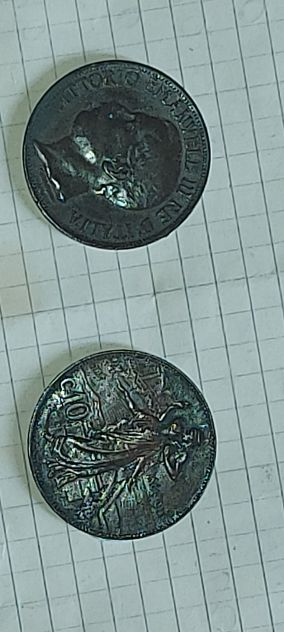 Buono da Lire 1 del 1923 ed altre monete rare del secolo 1800 e primi del 1900 - Foto 3