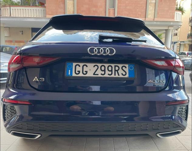 Audi A3 SPB 40 TDI QUATTRO S TRONIC S LINE "TETTO NAVY PELLE B&O 20' - Foto 8