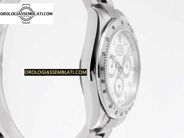 Rolex Replica DAYTONA 116520 1:1 BEST EDITION QUADRANTE BIANCO SU BRACCIALE SS SA4130 - Foto 4