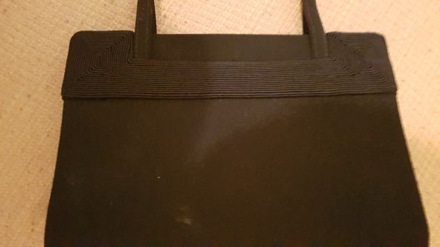 Pochette nera vintage anni 60 - Foto 4