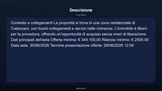 Immobile in asta di 225 m² con più di 5 locali in vendita a Catanzaro - Foto 4
