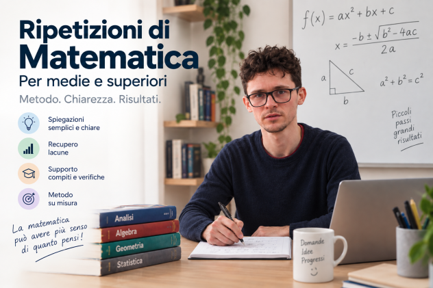 Ripetizioni matematica medie e superiori – inizia bene il nuovo anno