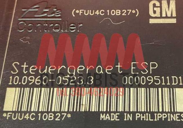 13168728 Opel Astra centralina gruppo pompa ABS