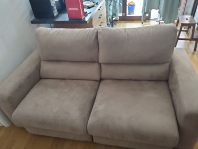 Divano poltronesofa' 3 posti con seduta estraibile antimacchia - Foto 3