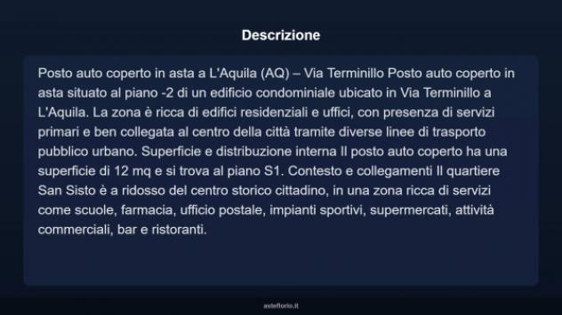 Immobile in asta di 12 m² in vendita a L'Aquila - Foto 10