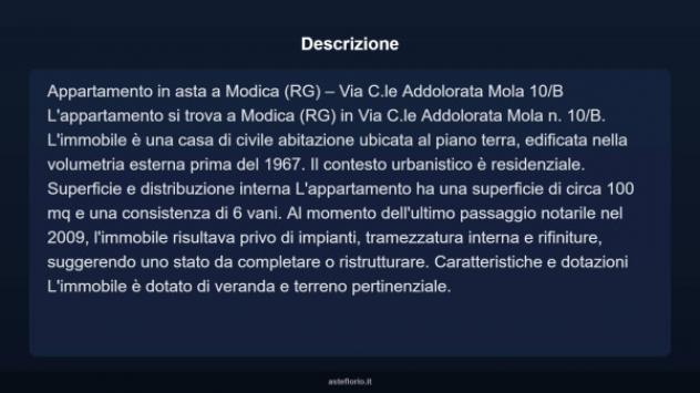 Immobile in asta di 100 m² con più di 5 locali in vendita a Modica - Foto 4