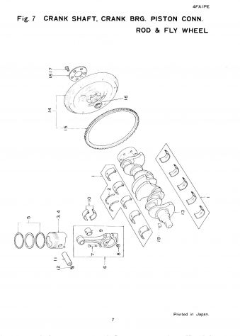 ISUZU 4FA1 - Biella Motore codice 5122300581 - Foto 4