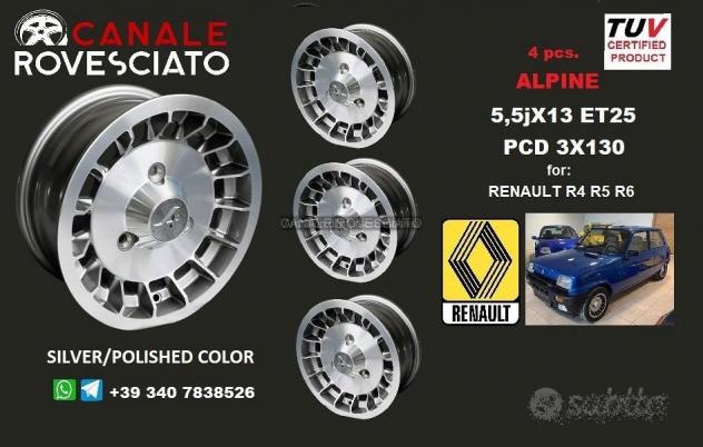 Cerchi ALPINE 13 pollici R4 R5 R6 r7 rodeo renault