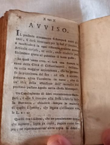 Nuovo Almanacco per l'anno MDCCLXXXIII (1783) - Foto 4