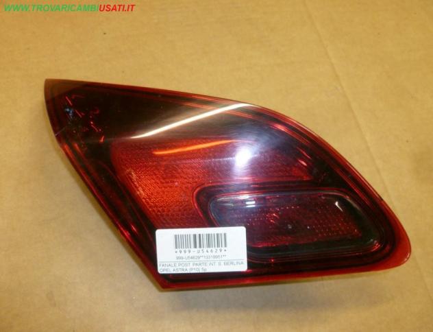 FANALE POST. PARTE INT. S. BERLINA OPEL ASTRA (P10) 5p  Parti elettriche  Fanaleria  Fanali  Fanale post. sx. OPEL - ASTRA J - 01-02-2010 - 01-08-2012