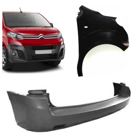Citroen Jumpy musata parafango fanale airbag frontale cerchi freni 2016-