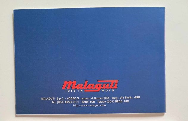 MALAGUTI -CRUSCOTTO DIGITALE - ISTRUZIONI D'USO 2002 Bologna S Lazzaro di Savena - Foto 2