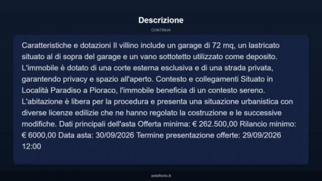 Immobile in asta di 105 m², box auto in vendita a Pioraco - Foto 5