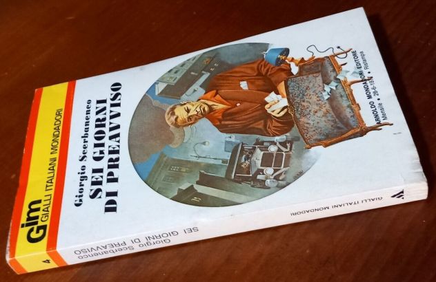 SEI GIORNI DI PREAVVISO, Giorgio Scerbanenco, MONDADORI 1977. - Foto 4