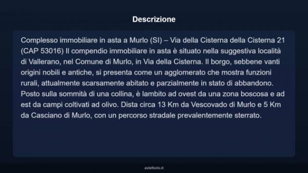 Immobile in asta di 95 m² in vendita a Murlo - Foto 9