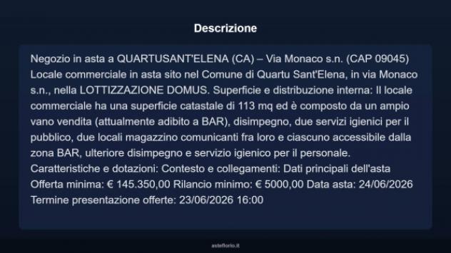 Immobile in asta di 116 m² in vendita a Quartu Sant'Elena - Foto 6