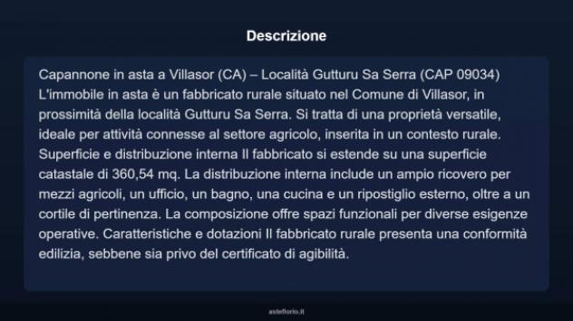 Immobile in asta di 360 m² in vendita a Villasor - Foto 5