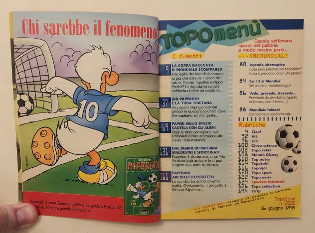 WALT DISNEY-TOPOLINO LIBRETTO N°2220, giugno 1998 - Foto 3