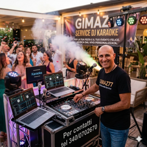 DJ SET karaoke service matrimonio compleanno