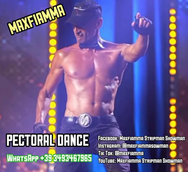 MAXFIAMMA SHOWMAN - STRIPMAN - STREAPMAN - PECTORAL DANCE - Foto 2