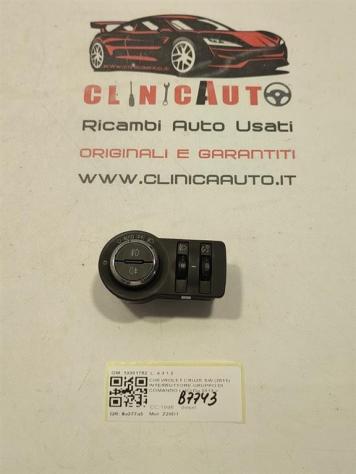 INTERRUTTORE COMANDO LUCI CHEVROLET Cruze S. Wagon 13301752 Z20D1 (1214)