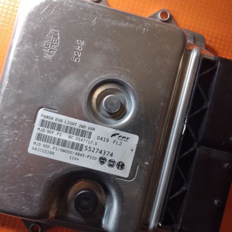 Centralina computer motore Fiat Panda 1.3JTD 55274374 9DF.P1 - Foto 3
