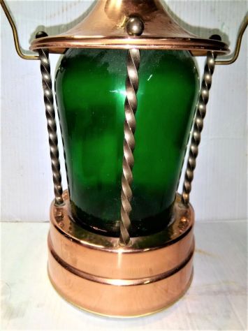 VECCHIA BOTTIGLIA MUSICALE DI LIQUORE CON CARILLON LADOR VETRO E METALLO - Foto 10