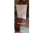 Bancone ecopelle reception bordini stoffa su misura spedizione