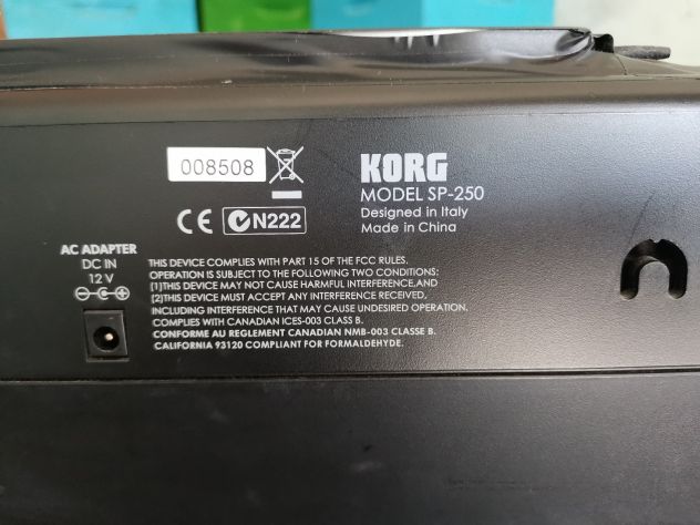 Pianoforte digitale Korg SP 250 - Foto 6