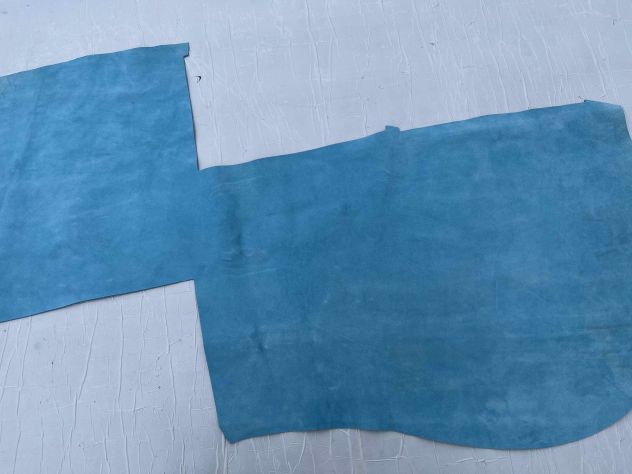 Scampolo pelle scamosciata celestino – Sp.2.0 - Foto 7