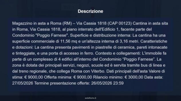 Immobile in asta di 12 m² in vendita a Roma - Foto 5
