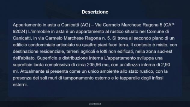 Immobile in asta di 206 m² in vendita a Canicattì - Foto 11
