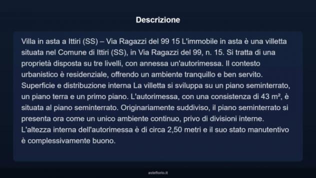 Immobile in asta di 102 m², box auto in vendita a Ittiri - Foto 4