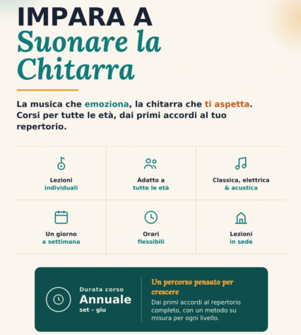 Corsi di Chitarra Classica, Elettrica ed Acustica