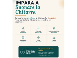 Corsi di Chitarra Classica, Elettrica ed Acustica