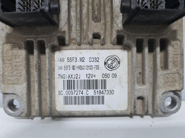 CENTRALINA MOTORE FIAT Grande Punto 3° Serie 51847330 350 A1.000 Benzina 1400 (12) - Foto 2