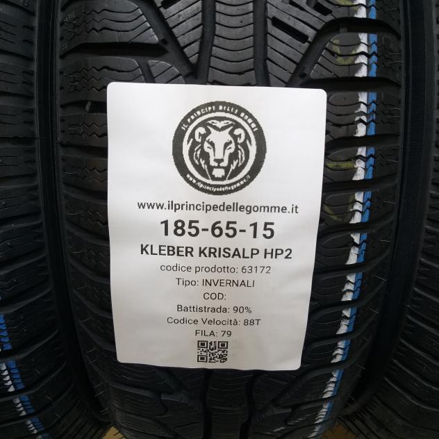 4 GOMME 185 65 15 KLEBER A63172 - Foto 2