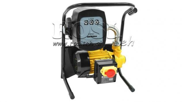 -POMPA GASOLIO 600W 40 l/min CON MANOMETRO E PISTOLA EROGATRICE