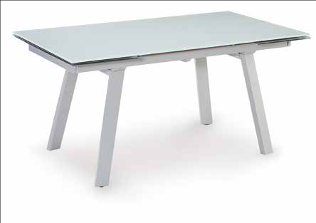 NUOVO TAVOLO 160x90 ALL.240 PIANO IN PIETRA SINTERIZZATA, BASAMENTO IN METALLO - Foto 7
