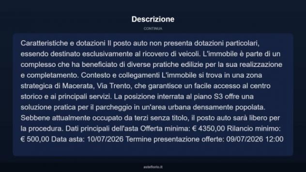 Immobile in asta di 16 m² in vendita a Macerata - Foto 4