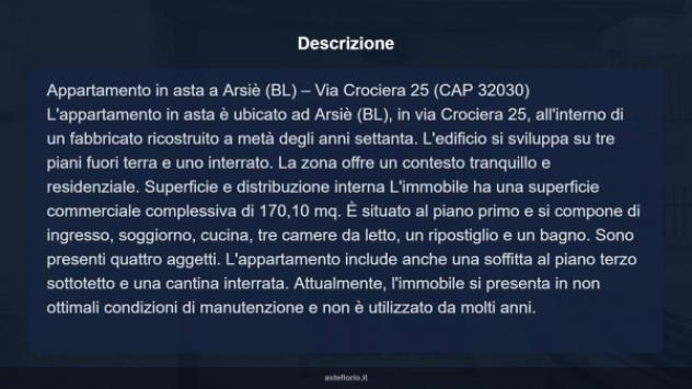 Immobile in asta di 170 m² con più di 5 locali in vendita a Arsiè - Foto 15
