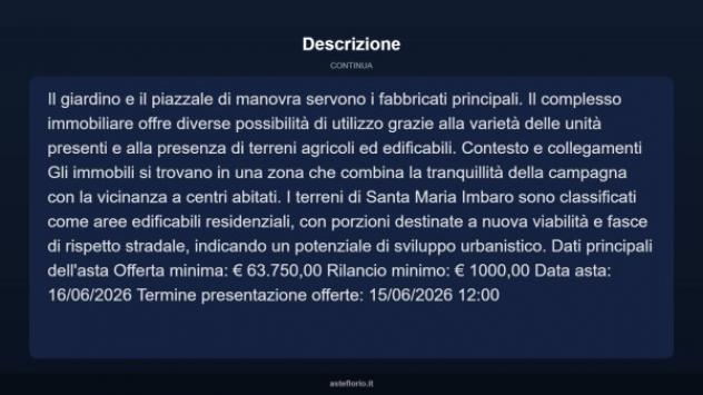 Immobile in asta di 100 m² con più di 5 locali e box auto in vendita a Fossacesia - Foto 17
