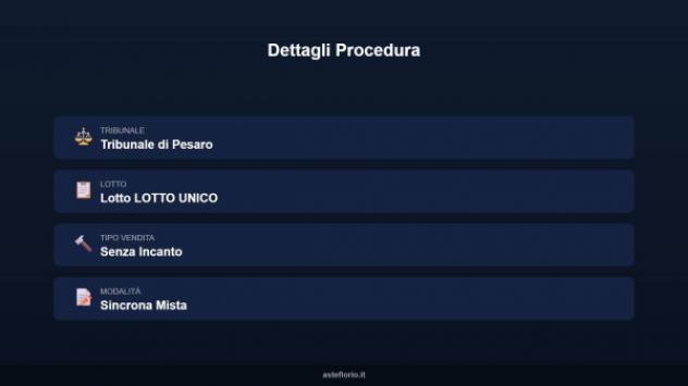 Immobile in asta di 228 m² con più di 5 locali e box auto in vendita a Mondolfo - Foto 16