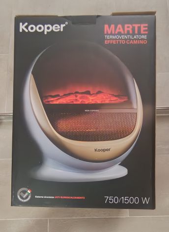 TERMOVENTILATORE KOOPER MARTE EFFETTO CAMINO