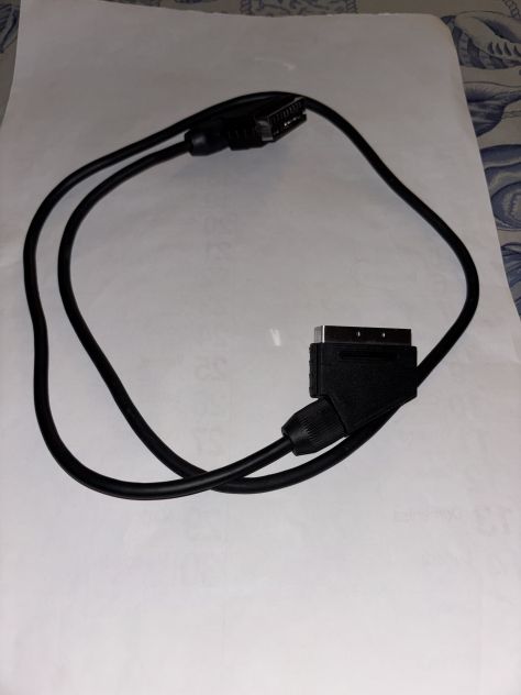 CAVO CON 2 ATTACCHI PRESE SCART NUOVO UNIVERSALE PER TV E DECODER E LETTORI DVD - Foto 7