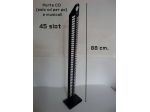 Porta CD (pc e musica) a torre 45 slot, 88 cm. (in ferro)