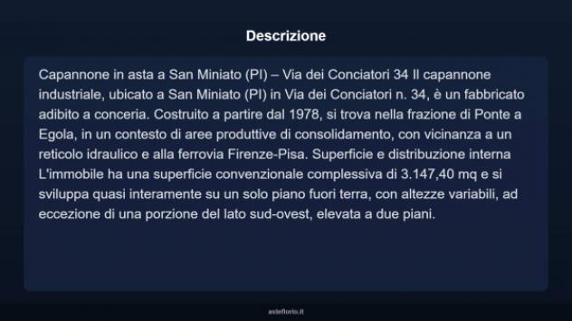 Immobile in asta di 3147 m² in vendita a San Miniato - Foto 10