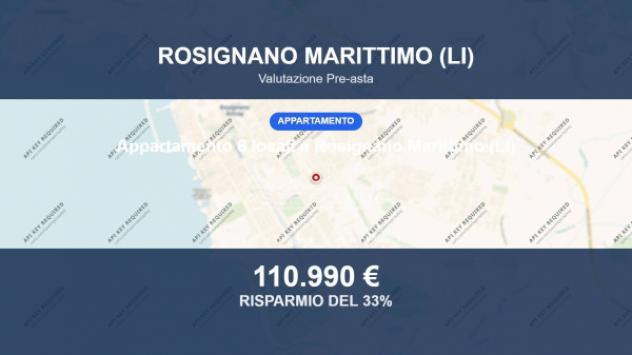 Immobile in asta di 117 m² con più di 5 locali e box auto in vendita a Rosignano Marittimo
