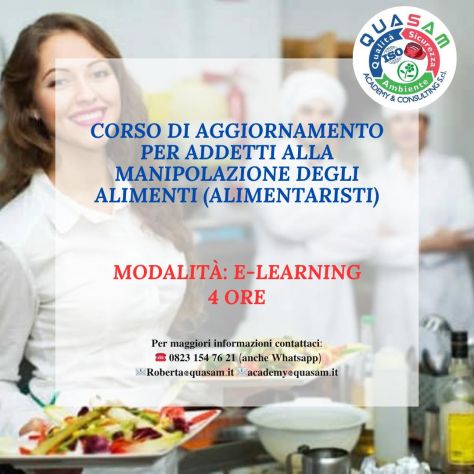 Corso HACCP Alimentarista ONLINE